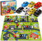 Coogam Alphabet Maze, 26pcs Pull Back Car with Play Mat Preschool Letter