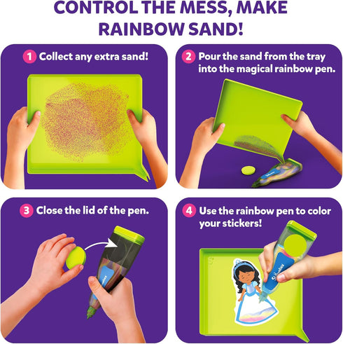 50+ 4, 5, 6, 7, 8, 9, 10 Skillmatics Sand Art Activity - Mess-Controlled DIY Unicorn & Princess Craft Kit with Colorful