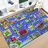 Capslpad Kids Rug Educational Play Rug, 5.2'x3.3' Traffic Road Kids Play Car Mat for Playroom and Nursery Room Decor