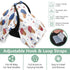 Mazeann Fourth July Ice Cream Car Seat Cover Baby Breathable Soft Infant Carseat Covers Canopies Babies Carrier Covers