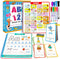 Preschool Learning Activities Number Letter Tracing Book, Pre Kindergarten Workbook for Kids, Montessori Educational