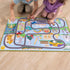 (48 4+ Melissa & Doug Race Around the World Tracks Cardboard Jigsaw Floor Puzzle and Wind-Up Vehicles Pcs)