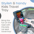 BE Family Travel Kids Car Seat Tray, Car Accessories for Children, Multipurpose Snack Tray for Engaging Activities