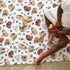 Watercolor American Football Baby Blanket, Soft Flannel Swaddle for Boy Girl, Sports Lovers Gift, 30x40 Crib Playmat