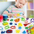 Playdough Tools with 40 Pcs Plastic Animal Shapes Cutters, 3 Pcs Basic Play Dough Tools