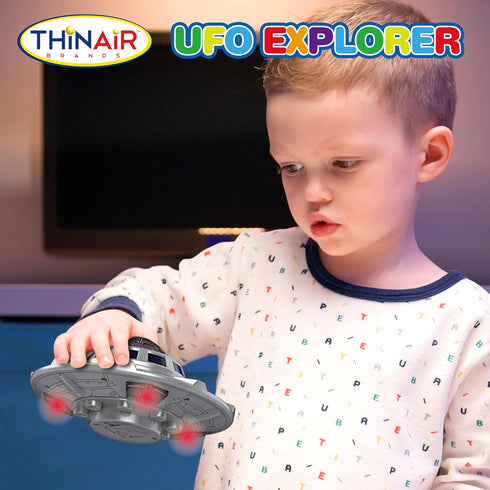 Nature Bound UFO Spaceship Space Toy - Kids Playset with Two Aliens, Lights & Sounds for Educational STEM Adventure