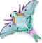 FRANKIEZHOU Simulation Luna Moth Stuffed Animal - Green 15 Inch,Long-tailed Silk Moth