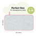 Organic Burp Cloths for Baby Boys and Girls and Portable Diaper Changing Pad Bundle - Burping Cloth, Burp Clothes