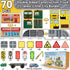 70Pcs 3-5 4-8 8-12 Set 2 LionFuny Magnetic Tiles Magnetic Building Blocks, Building Toys for Kids Ages Toddlers STEM