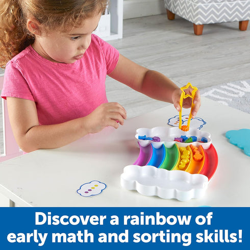 Learning Resources Rainbow Sorting Set, 37 Pieces Educational Toys for Ages 3+, Fine Motor Skills and Sorting