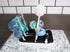 Set Set Priver Complete Baby Bottle Care Bundle - Drying Rack, Dish Mat, Bottle Brush - Efficient Baby Bottle Care