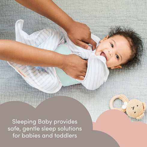 SleepingBaby Zipadee-Zip Snuggle Strap, Wearable Blanket Accessory for Transition Swaddle, One Size, Mint