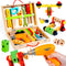 KIDWILL Kids Tool Set with Electric Drill & DIY Stickers, Toddler Tool