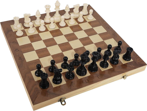 Juegoal Plastic Chess Pieces Only, 32 Pieces, 3.75 Inch King Figures, Replacement Chess Game Pawns Figurine Pieces