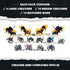 1985 Games Minis Undead Pack, Compatible with DND, RPG, Tabletop Games, Roleplaying Figures for Mini Gaming Action
