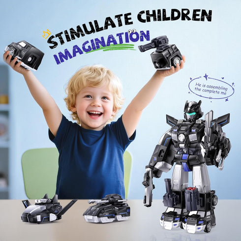 MEWOCHEE 5-in-1 4-6, 3 4 5 3 4 5 6 3 4 5 Transform Toys for Boys Ideals Gifts for Year Old Boys, Easy DIY Assembly