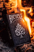 Bicycle Cinder Premium Playing Cards - Silver Smoke Foil, 1 Deck