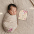 Hello World Baby Birth Stats Sign Wooden Keepsake with Pink Bow, Newborn Photo Prop, Nursery Decor, Baby Shower (Pink)