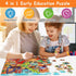 100 Piece Jigsaw Puzzles for Kids Ages 4-10, Construction Engineering Vehicle Puzzles, Educational Toys Gift