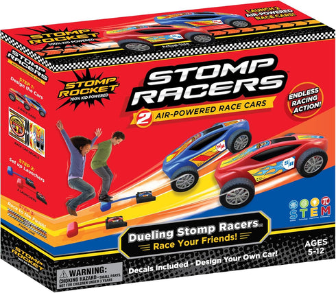 Stomp Racers Air Powered Race Cars by Stomp Rocket, 2 Car Racer