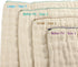 OsoCozy (6pk) Organic Cotton Prefold Cloth Diapers - Super-Soft, Thick, Absorbent, Durable and Ecologically Friendlier.