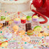 28 Packs 14 JOYIN Valentines Day Mochi Squishy Toy Gift Cards for Kids, Designs Kawaii Desserts Mochi to Squeeze