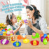 24 Pack Shemira Easter Eggs Filled with Animals Slow Rising Toys, Easter Basket Stuffers Fillers for Kids, Easter Eggs