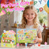 24 Set, 8+ Crelloci DIY Mini Drink Shop Toy, Making Miniature Juice Drinks Cream Material Kit, NOT Edible, Collectible