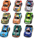 4.2" Toy Cars Metal Race Cars Vehicles 9 Pack, Pull Back Cars Toys for Boys, Girls, Toddlers 2-7 Years Old