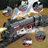 Set Sets Set 3 4 5 6 7 8+ Train with More Tracks & Carriages, Luxury Train Toys with Smoke, Light and Sound, Christmas