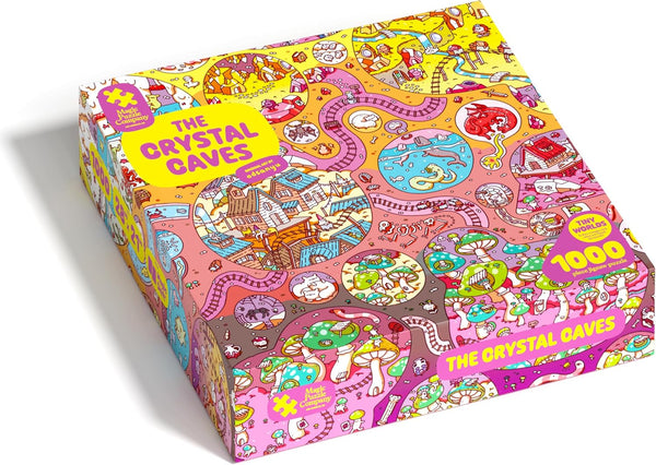 The Crystal Caves 1000 Piece Jigsaw Puzzle from The Magic Puzzle Company