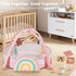 Foryoomi 7-in-1 Tummy 6 XL Large Baby Play Gym Mat, Time Mat, Baby Gym & Ball Pit, Baby Activity Mat with Milestone