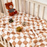 Checkered Baby Blanket Fleece Baby Blankets neutral for Boys Girls, Super Soft Warm Lightweight Infant Toddler Newborn Receiving Blankets for Crib Stroller, 30''x40'', Khaki by Yurhap