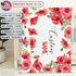 Personalized Poppies Flower Baby Blanket, Poppies Baby Nursery Bedding Blanket, Custom Poppies Baby Receiving Blanket