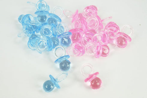 Dreampartycreation 500 Mini Acrylic Pacifiers Baby Shower Favor 3/4 Inches Wholesale!! Bulk Buy
