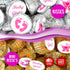 324 Pink Its a Girl Baby Shower Favors Stickers for Baby Shower or Baby Sprinkle Party Decorations, Made in USA