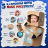 YLL 2 3, 4, 5, 6, 7, 8, 9,10,11,12 4-12 Mini Karaoke Machine with Wireless Microphones, TOP Kids Gifts for Girls Ages