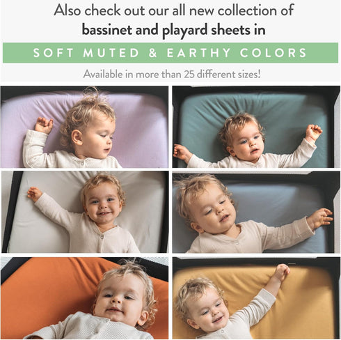 19" 32" 2 Pack Joey + Joan Waterproof Bassinet Mattress Pad Cover x for Cowiewie Bedside Sleeper Bassinet Sheets Made
