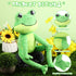 Frog Stuffed Animal Plush Toy, Soft Cuddly Green Frog (17 Inch) for Home Decor
