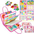 Freebear Deluxe Pink Princess Quiet Book Sensory Board for Toddlers 1-4, Montessori