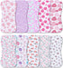 10-Pack Burp Cloths for Baby Boys and Girls - Organic Baby Burp