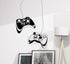 Wall Decal Gamer Gaming Joystick Vinyl Art, Kids Room Decor, 28 in X 43 in