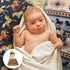 38x29 Dear Baby Gear Deluxe Double Layer Baby Blanket - Gender Neutral Infant Blankets for Girls & Boys - Nursery