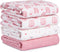 Muslin Swaddle Blankets for Newborn, 4 Pack Cotton Baby Blanket, Large 31.5