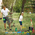 Magic4U Set, 22 3+ Kids Gardening Tools Pcs Metal Garden Tools Toys with Apron, Gloves, Wood Handle Shovel, Rake, Hoe