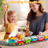 1 2 3 Set Counting, 18M+ Toddler Toys for Year Old, Electric Farm Animal Train with Music, Lights & Steam, Montessori