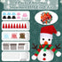 9 Pack Snowman Craft Kit for Kids: Christmas Snowman DIY Decorating Kit for Home Party
