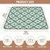 EtherSpher 1-Piecing 50'' 50''de Grass Green Checker Stars Plaid Soft Thick Baby Floor Play mat for Indoor Outdoor