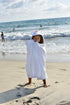 2-8 100% Hooded Baby Towel for Kids | Large Cotton Baby Towel for Girls or Boys in White | Cute Unicorn Bath Towels