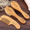 PLOVEGIFT Personalised Baby Hairbrush And Comb Set, Custom Engrave Infant Name Wooden Newborn